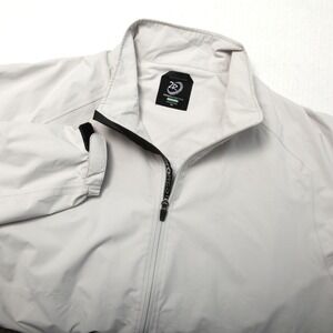 Zero Restriction Jacket Mens XL Gray Tour Series Golf Full Zip Windbreaker